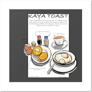 KAYA TOAST Posters and Art